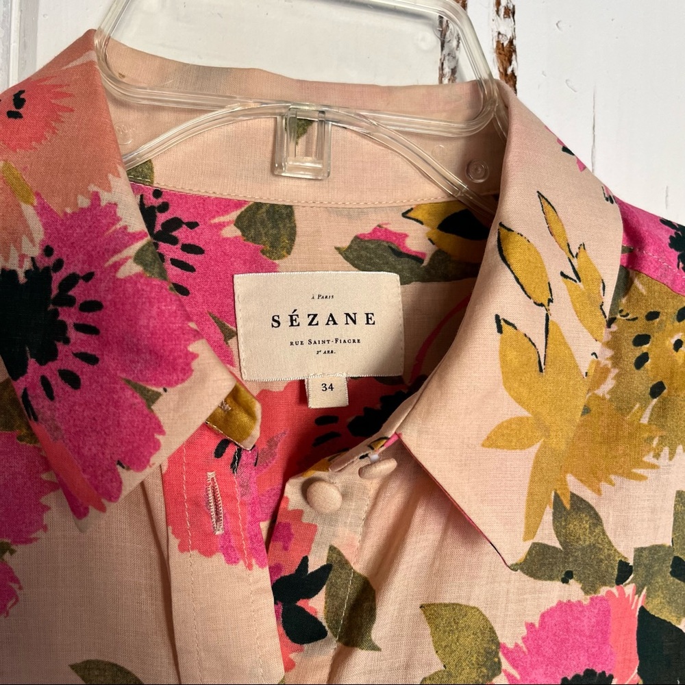 Sézane Chemise Ann 100% cotton button down